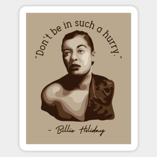 Billie Holiday Portrait Sticker